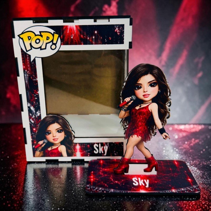 FUNKO DE MADERA EDICIÓN LA REINA DEL FLOW