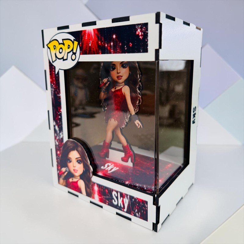 FUNKO DE MADERA EDICIÓN LA REINA DEL FLOW