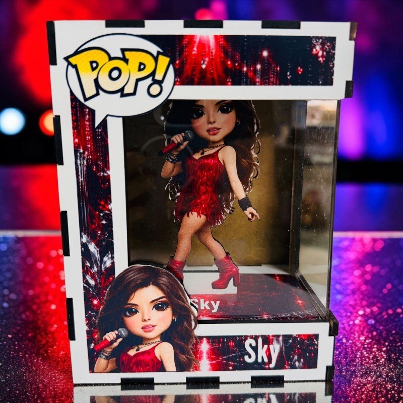 FUNKO DE MADERA EDICIÓN LA REINA DEL FLOW