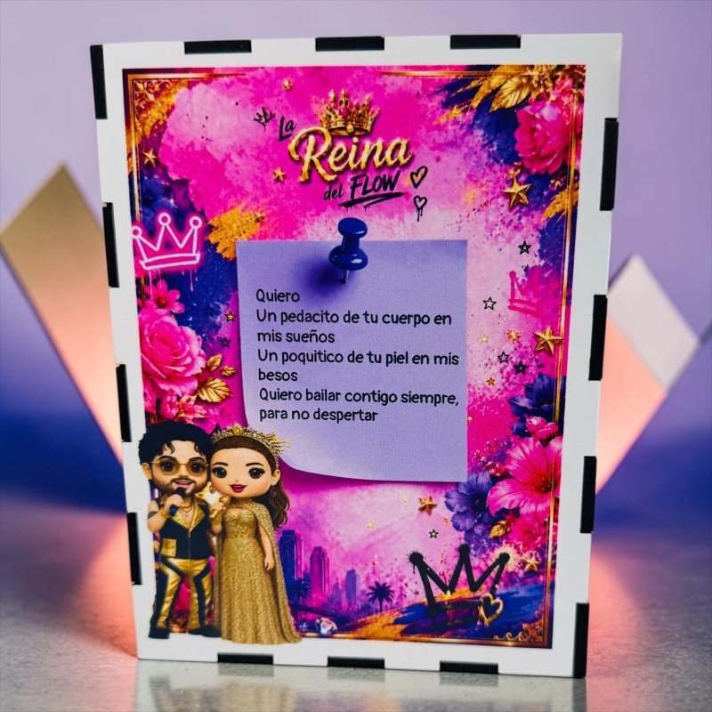 FUNKO DE MADERA EDICIÓN LA REINA DEL FLOW
