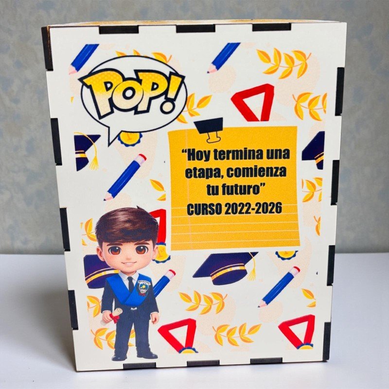 FUNKO DE MADERA EDICIÓN GRADUACIÓN