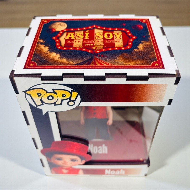 FUNKO DE MADERA PERSONALIZADO CARNAVAL