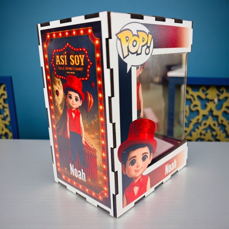 FUNKO DE MADERA PERSONALIZADO CARNAVAL