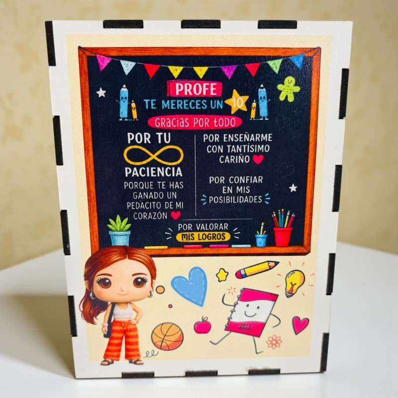 FUNKO DE MADERA EDICIÓN PROFE