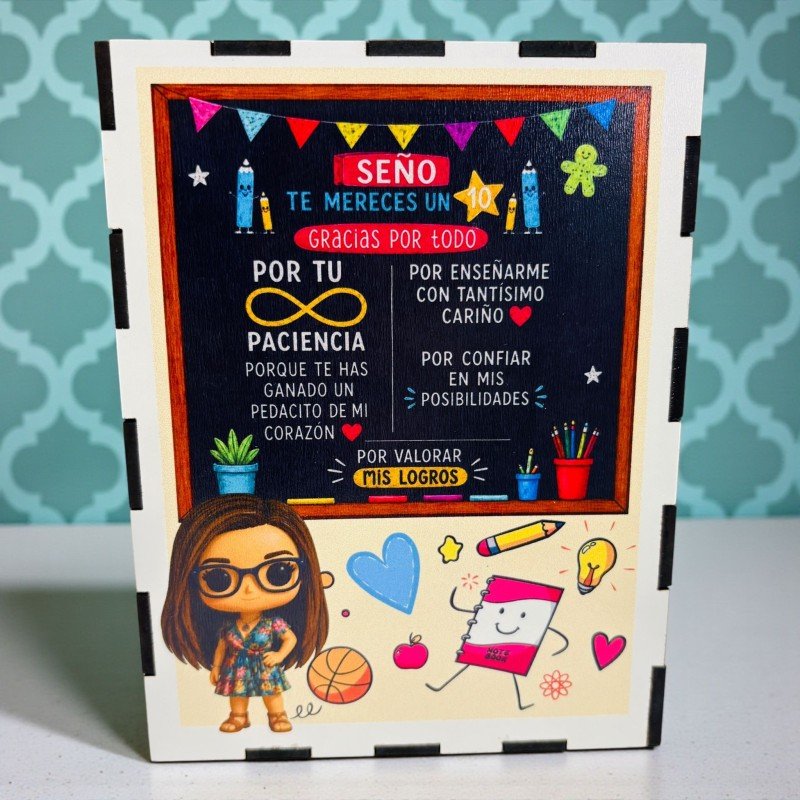 FUNKO DE MADERA EDICIÓN PROFE