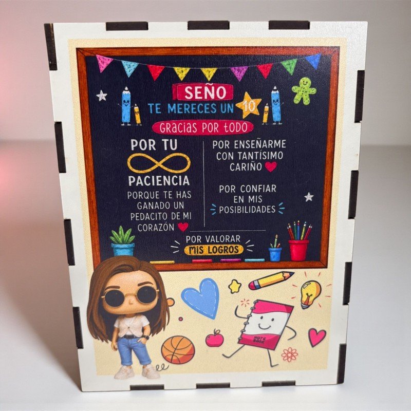 FUNKO DE MADERA EDICIÓN PROFE