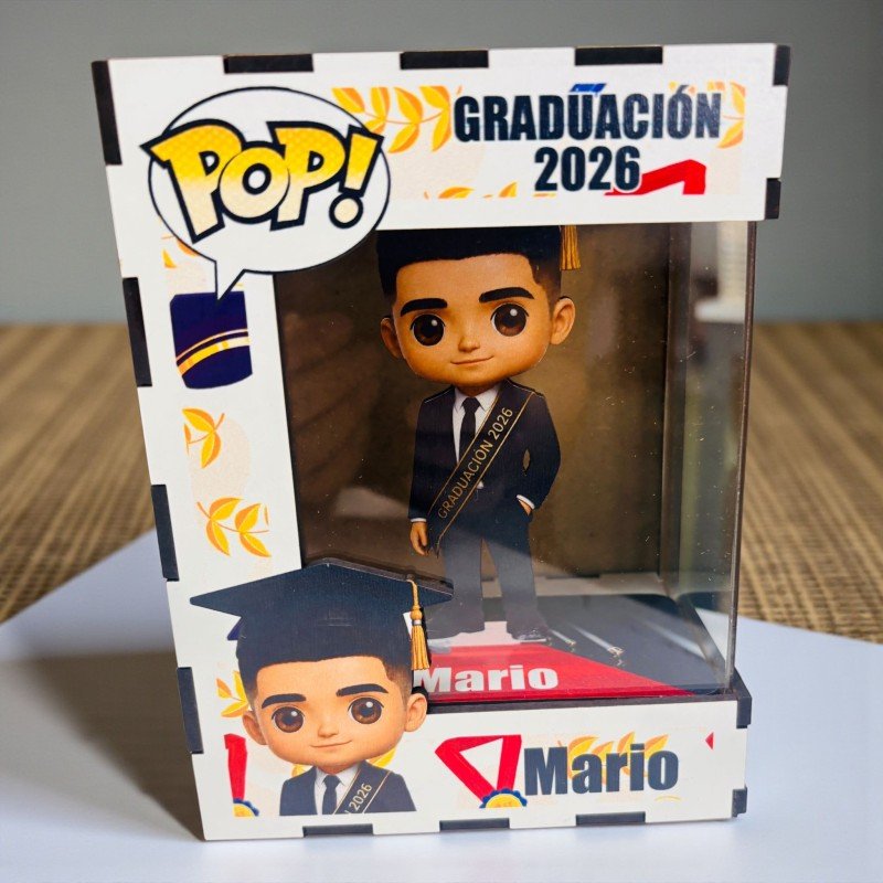 FUNKO DE MADERA EDICIÓN GRADUACIÓN