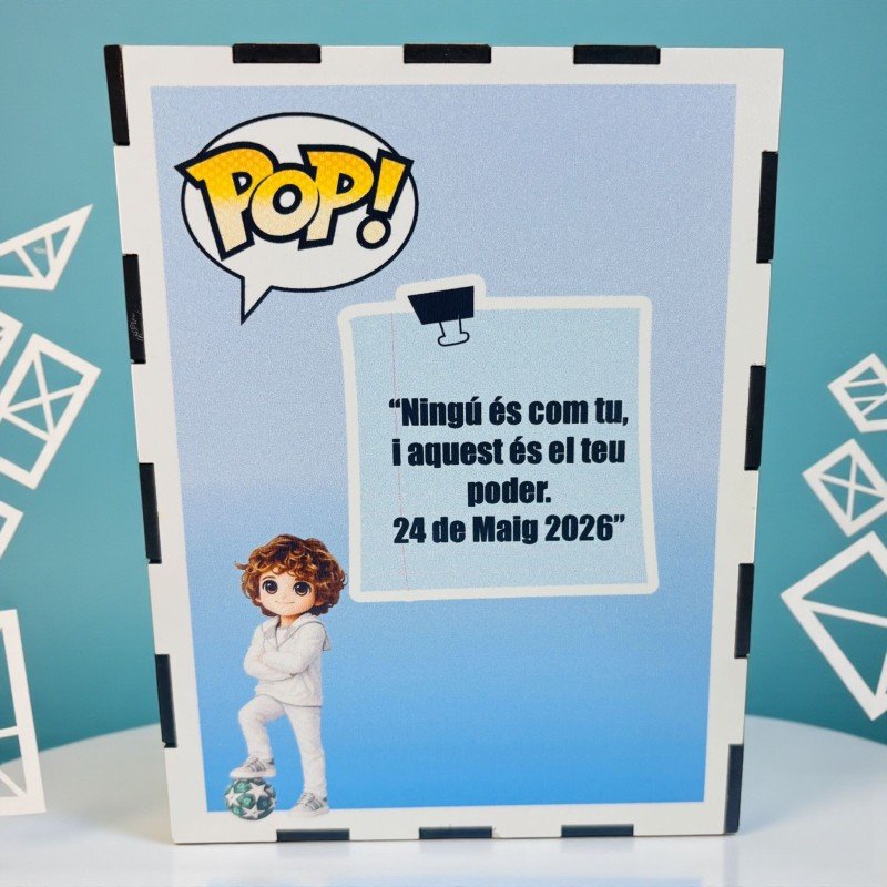 FUNKO DE MADERA PERSONALIZADO COMUNIÓN