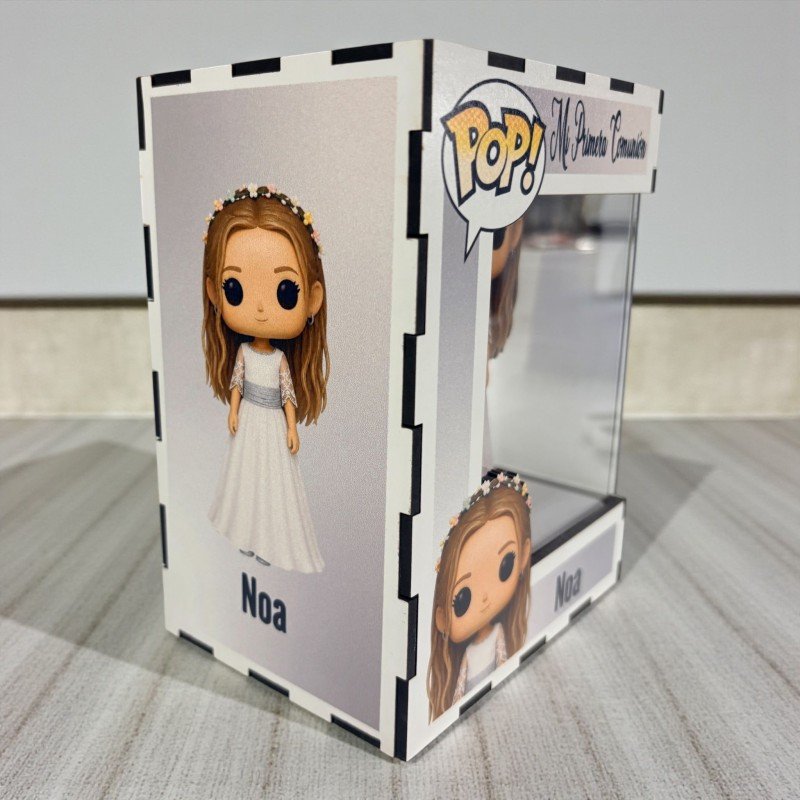FUNKO DE MADERA PERSONALIZADO COMUNIÓN