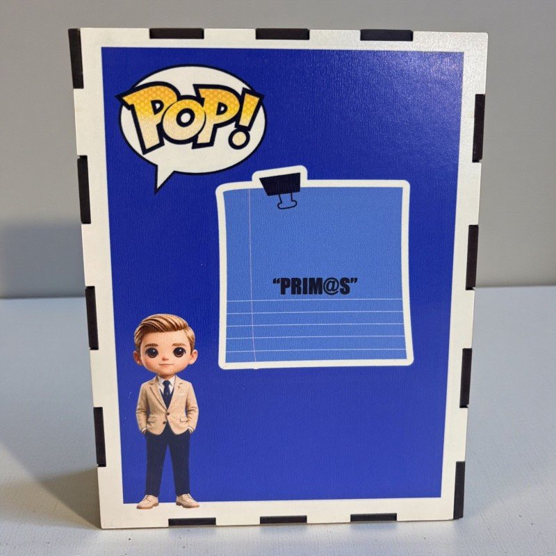 FUNKO DE MADERA PERSONALIZADO COMUNIÓN
