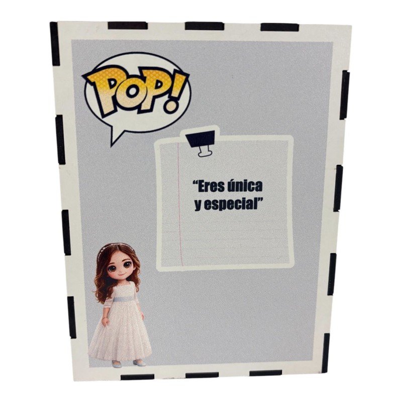 FUNKO DE MADERA PERSONALIZADO COMUNIÓN