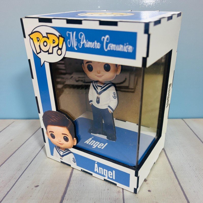 FUNKO DE MADERA PERSONALIZADO COMUNIÓN