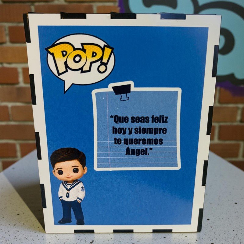FUNKO DE MADERA PERSONALIZADO COMUNIÓN