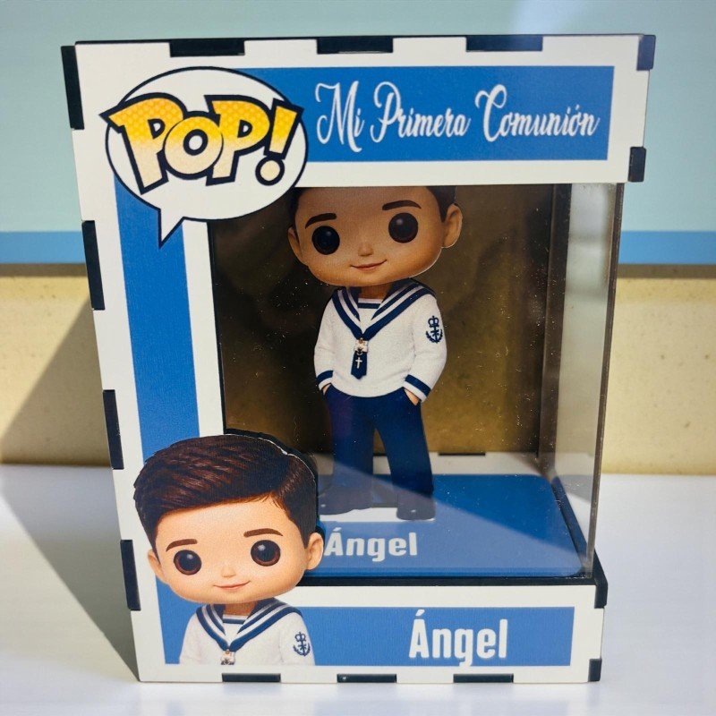 FUNKO DE MADERA PERSONALIZADO COMUNIÓN