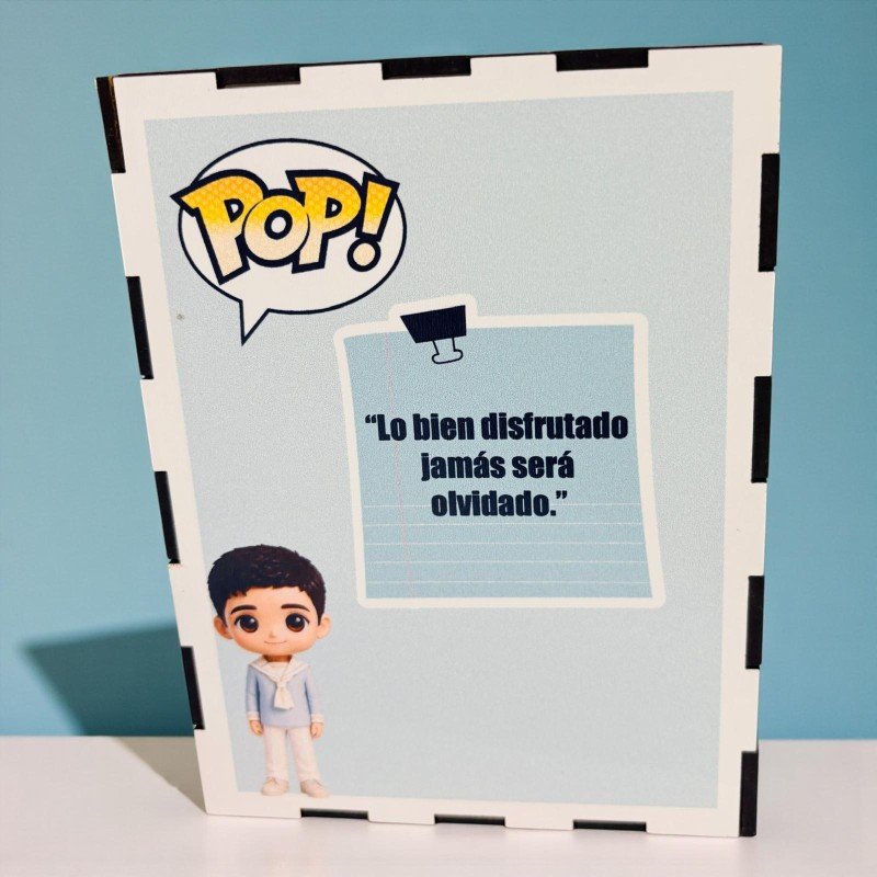 FUNKO DE MADERA PERSONALIZADO COMUNIÓN