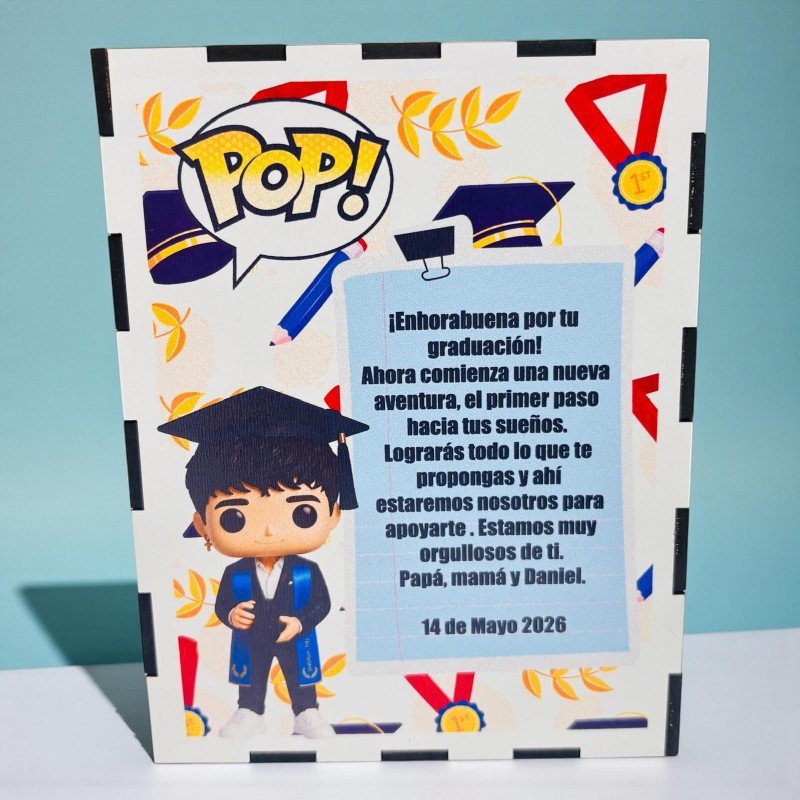 FUNKO DE MADERA EDICIÓN GRADUACIÓN