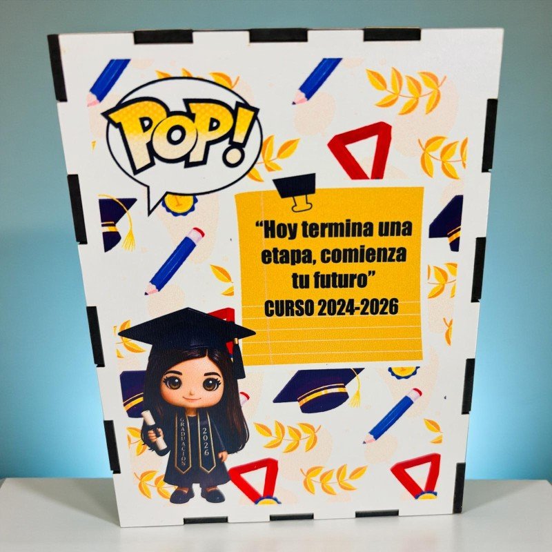 FUNKO DE MADERA EDICIÓN GRADUACIÓN