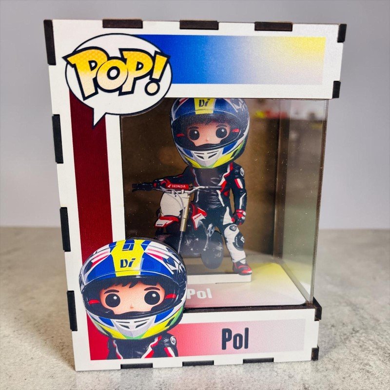 FUNKO DE MADERA MOTOS