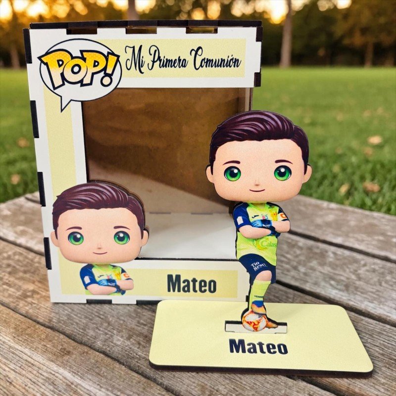 FUNKO DE MADERA FÚTBOL