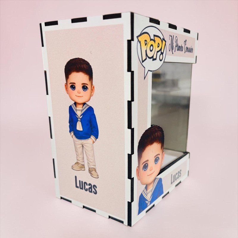 FUNKO DE MADERA PERSONALIZADO COMUNIÓN