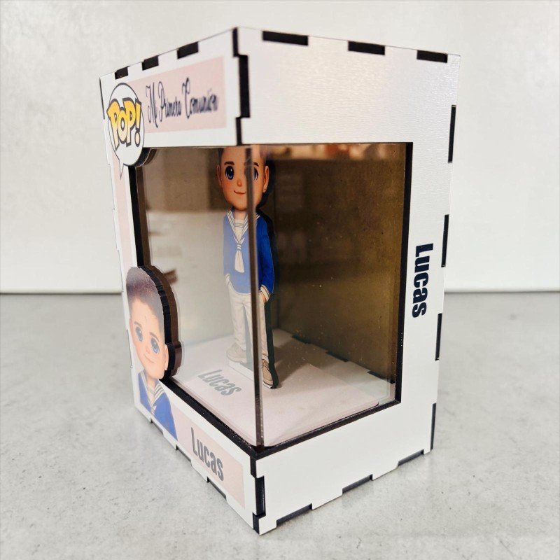 FUNKO DE MADERA PERSONALIZADO COMUNIÓN