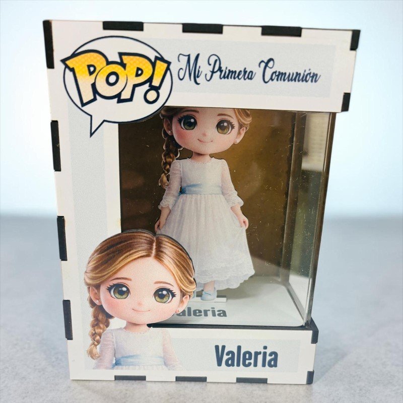 FUNKO DE MADERA PERSONALIZADO COMUNIÓN