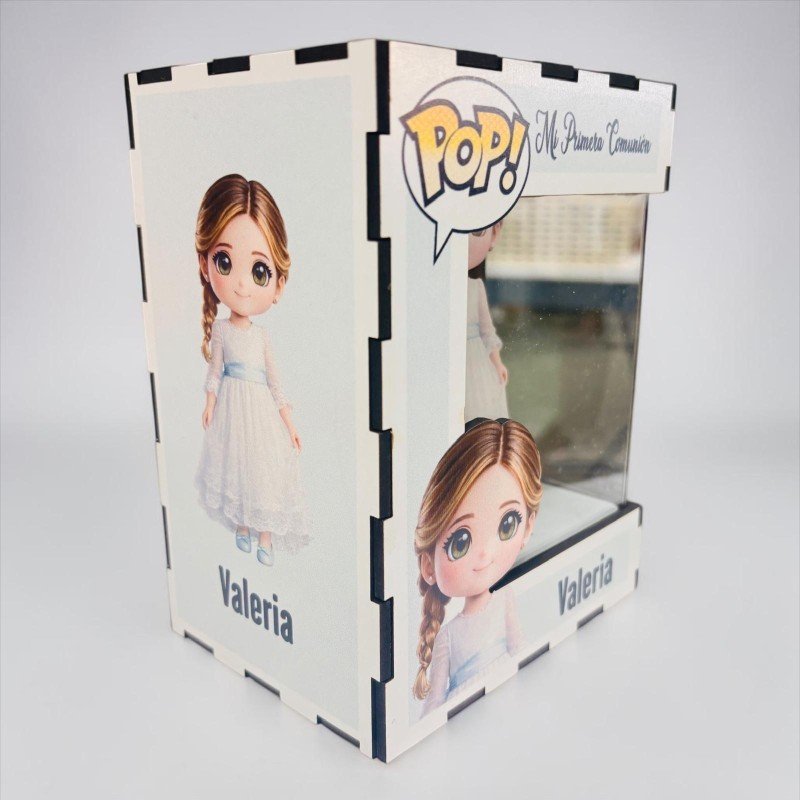 FUNKO DE MADERA PERSONALIZADO COMUNIÓN