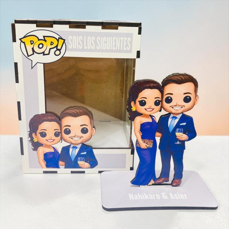 FUNKO DE MADERA EDICIÓN SOIS LOS SIGUIENTES
