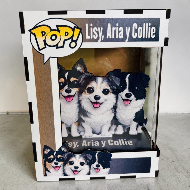 FUNKO DE MADERA PERSONALIZADO MASCOTAS