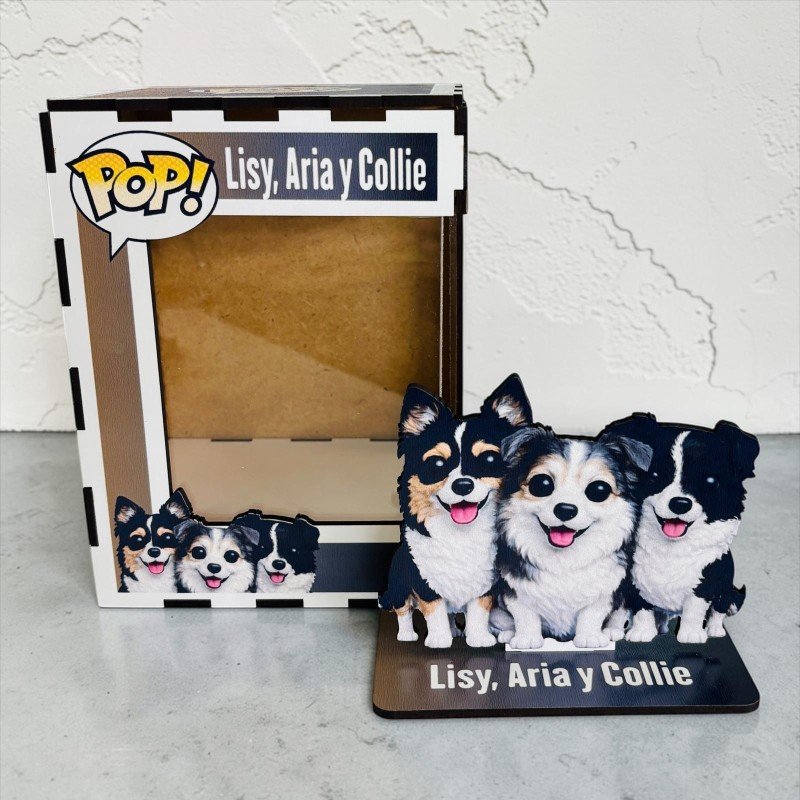 FUNKO DE MADERA PERSONALIZADO MASCOTAS