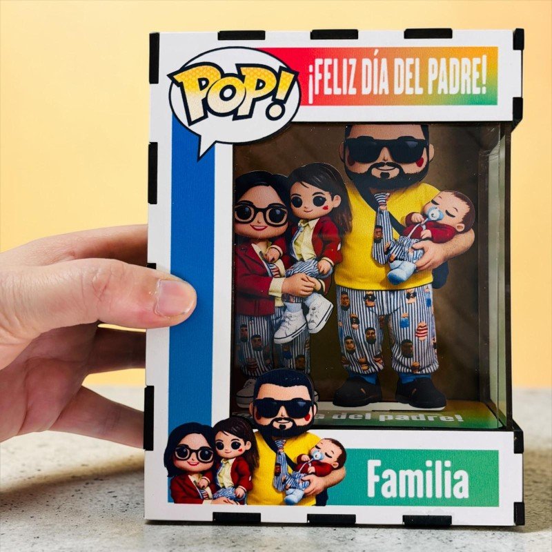 FUNKO DE MADERA PERSONALIZADO CARNAVAL