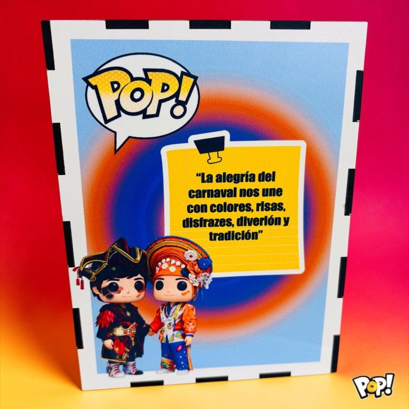 FUNKO DE MADERA PERSONALIZADO CARNAVAL