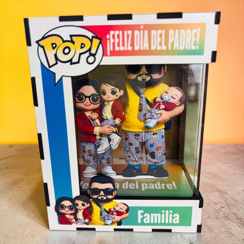 FUNKO DE MADERA PERSONALIZADO CARNAVAL