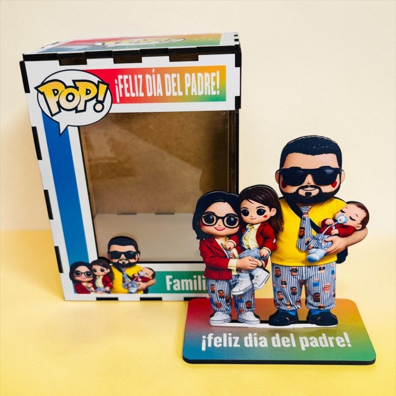 FUNKO DE MADERA PERSONALIZADO CARNAVAL