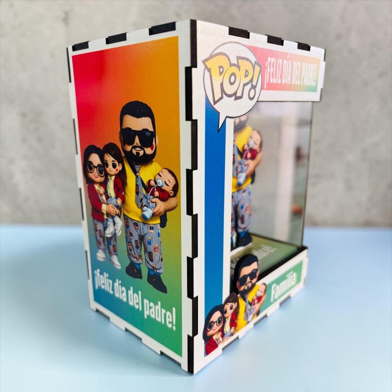 FUNKO DE MADERA PERSONALIZADO CARNAVAL