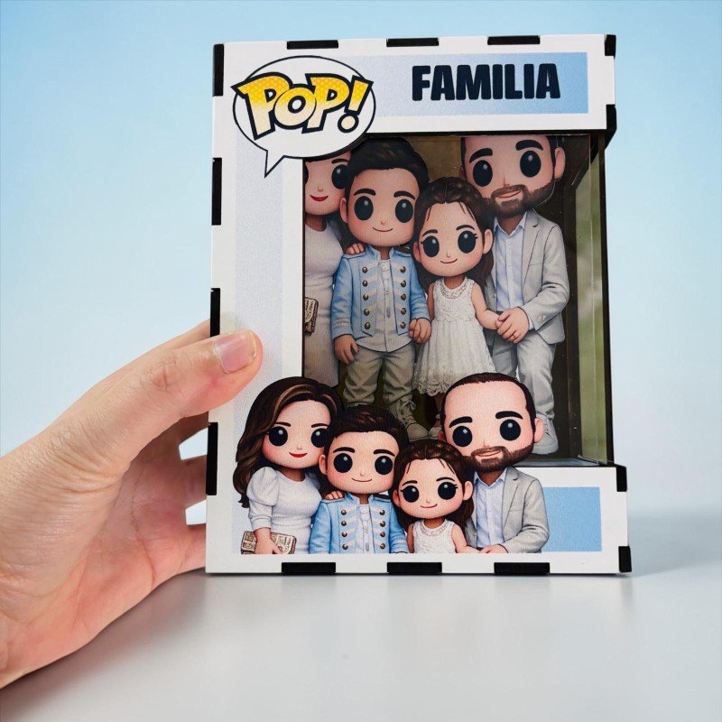 FUNKO DE MADERA PERSONALIZADO COMUNIÓN