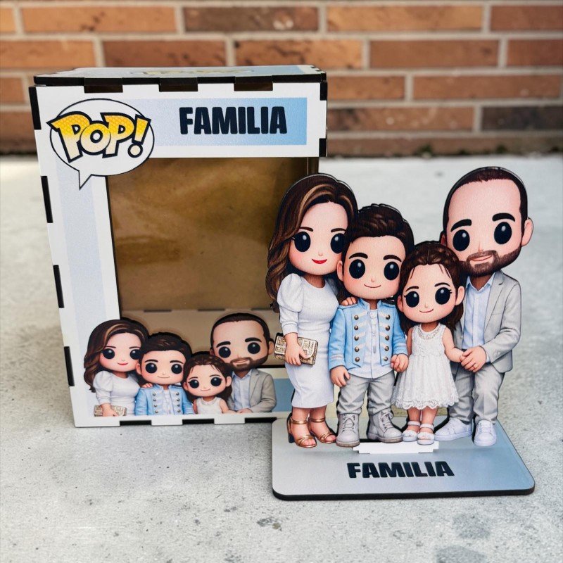 FUNKO DE MADERA PERSONALIZADO COMUNIÓN