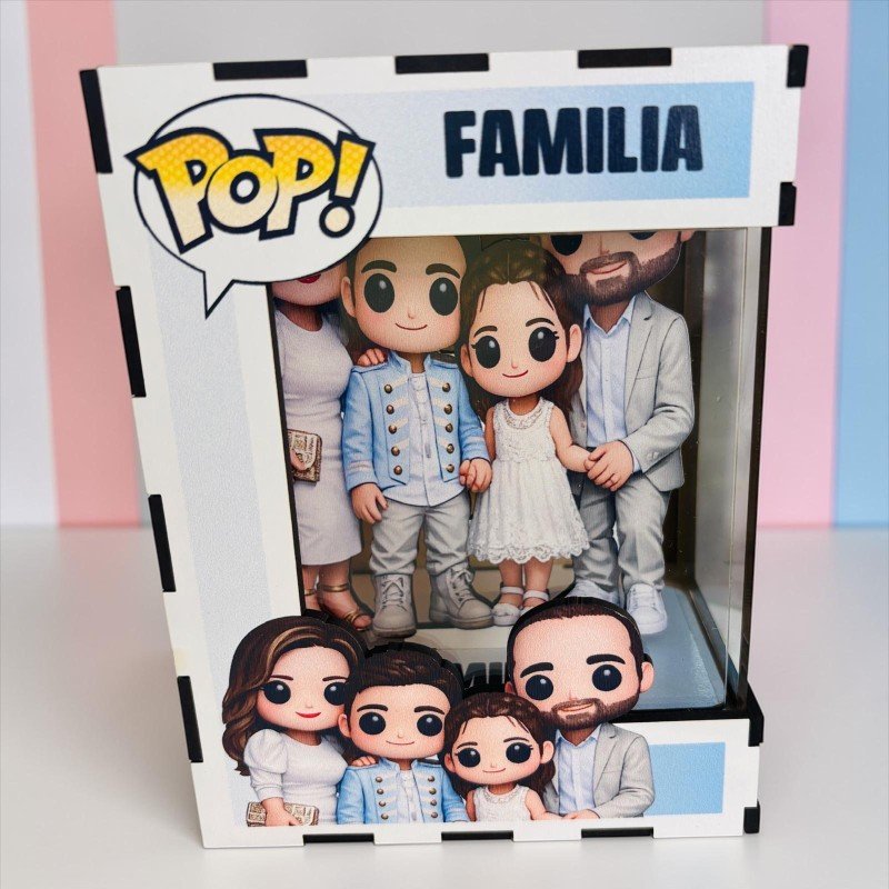 FUNKO DE MADERA PERSONALIZADO COMUNIÓN