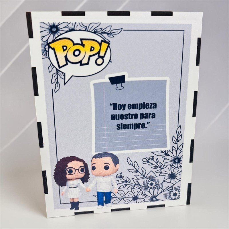 FUNKO DE MADERA PERSONALIZADO BODA