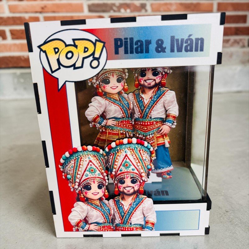 FUNKO DE MADERA PERSONALIZADO CARNAVAL