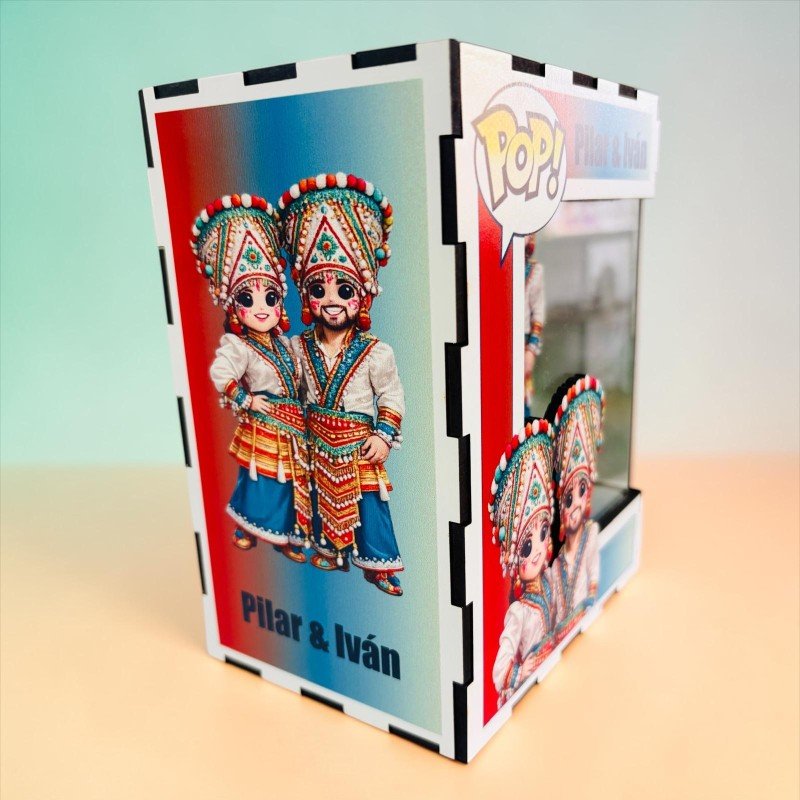 FUNKO DE MADERA PERSONALIZADO CARNAVAL