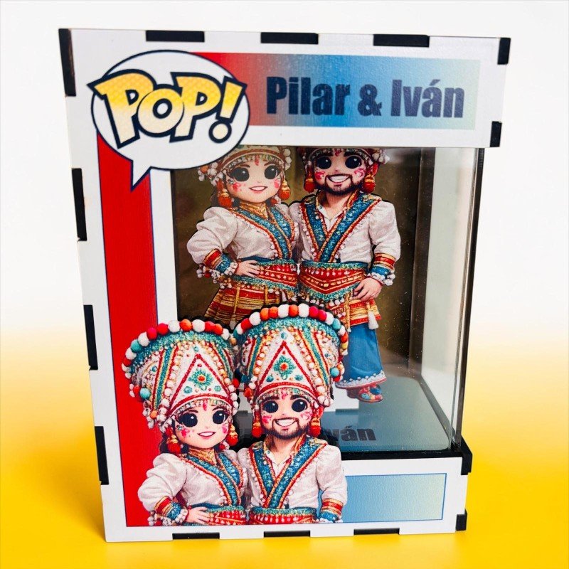 FUNKO DE MADERA PERSONALIZADO CARNAVAL