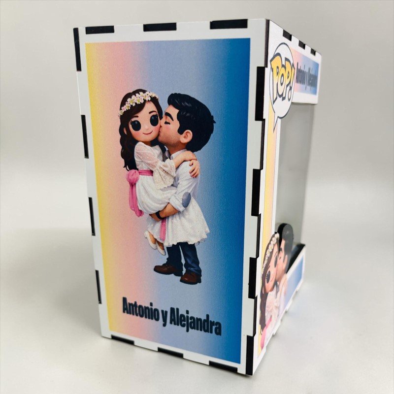 FUNKO DE MADERA PERSONALIZADO COMUNIÓN
