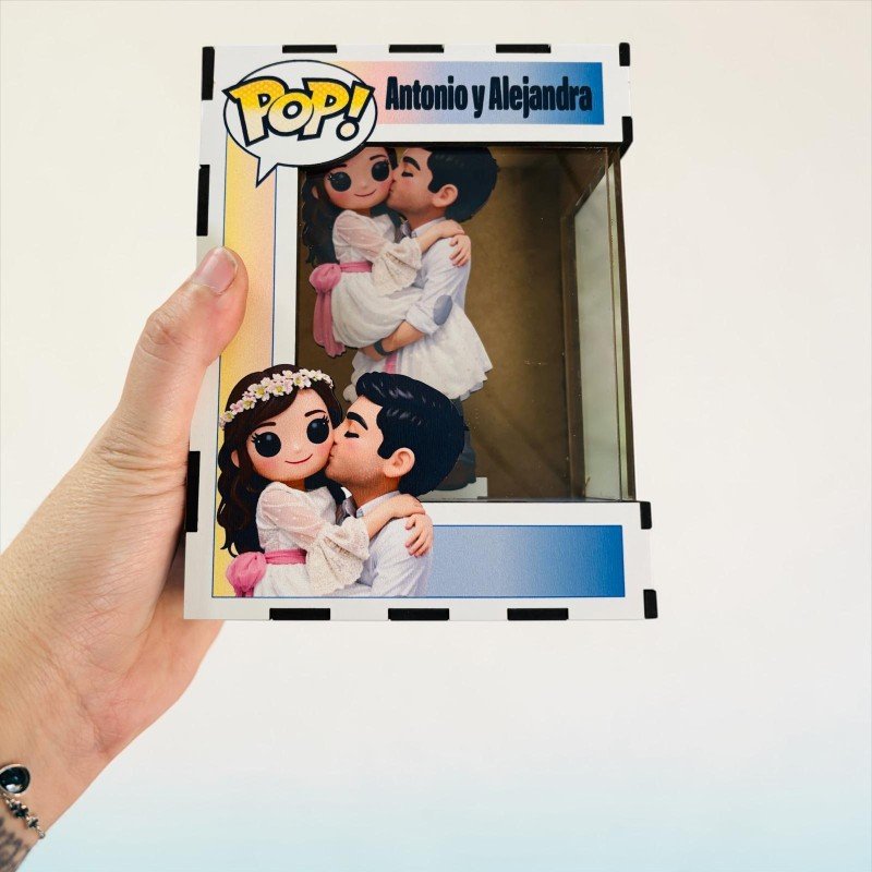 FUNKO DE MADERA PERSONALIZADO COMUNIÓN