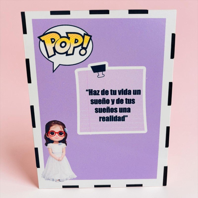 FUNKO DE MADERA PERSONALIZADO COMUNIÓN