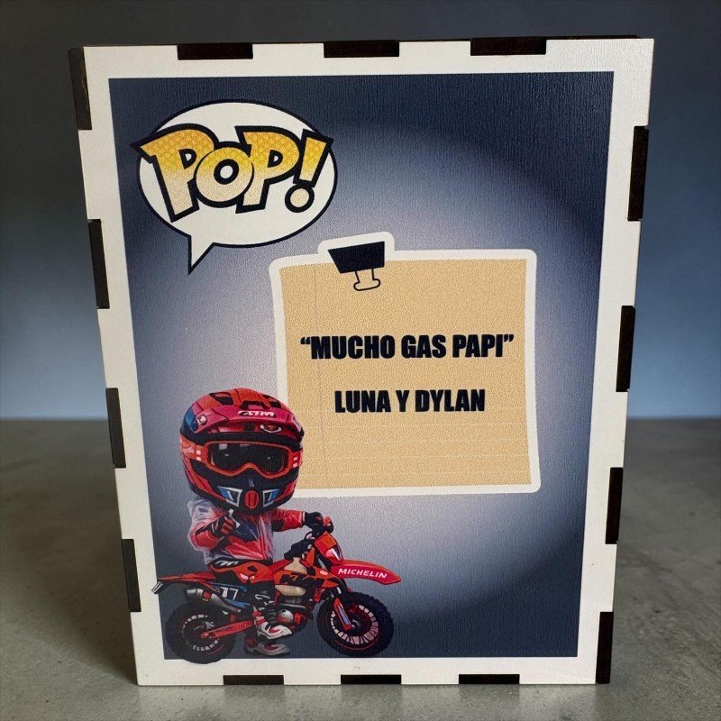 FUNKO DE MADERA MOTOS