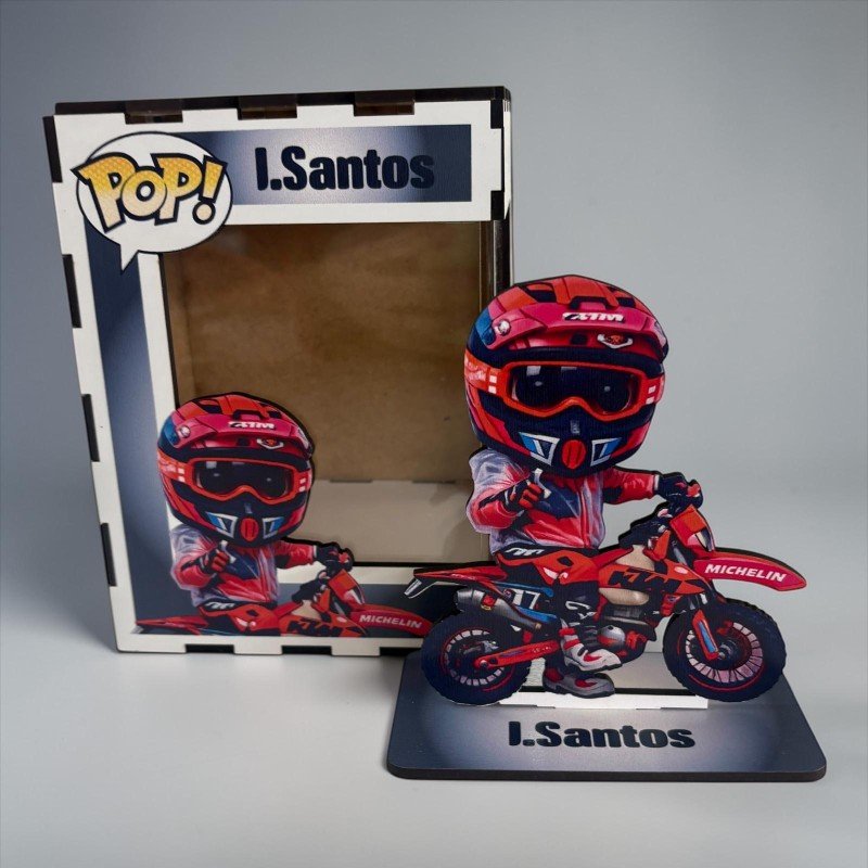 FUNKO DE MADERA MOTOS