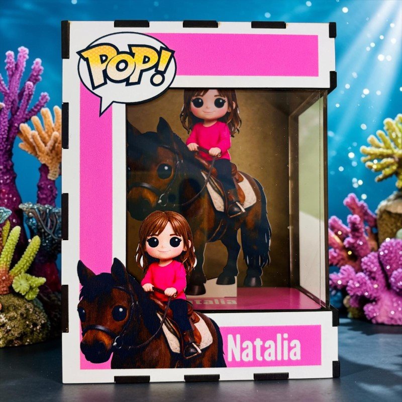 FUNKO DE MADERA HÍPICA
