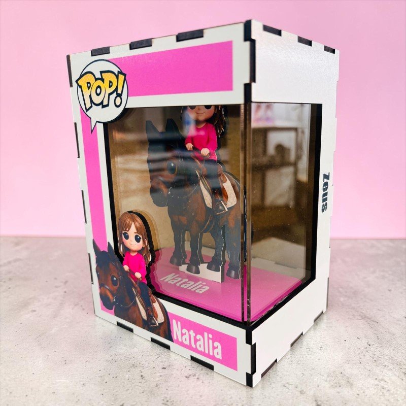FUNKO DE MADERA HÍPICA