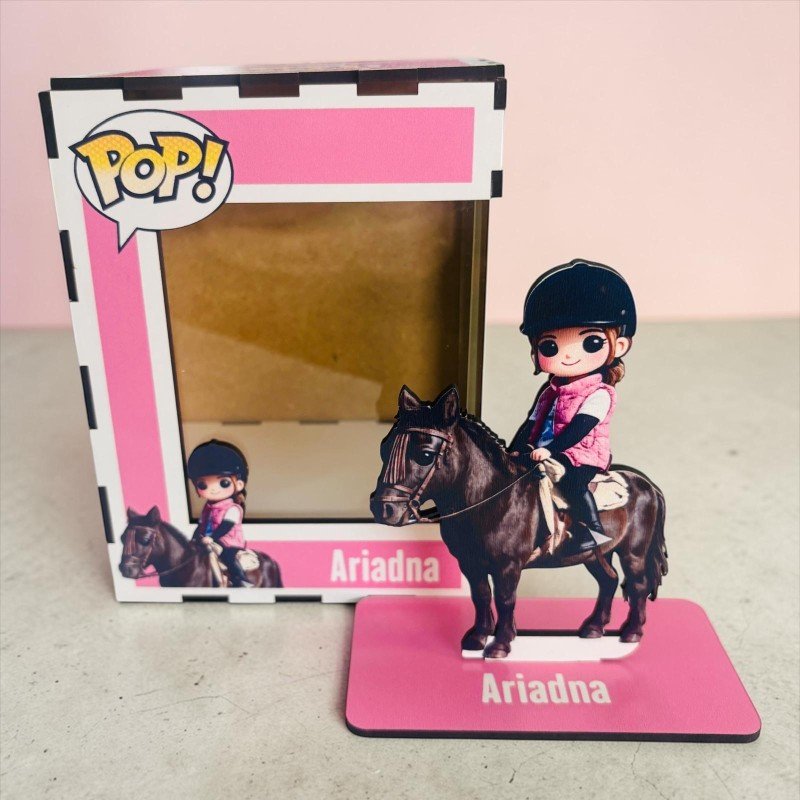 FUNKO DE MADERA HÍPICA